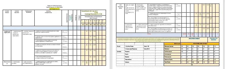 Preview 3 of FOURTH QUARTERLY EXAMINATION IN MATH 10 (HOTS-SOLO)